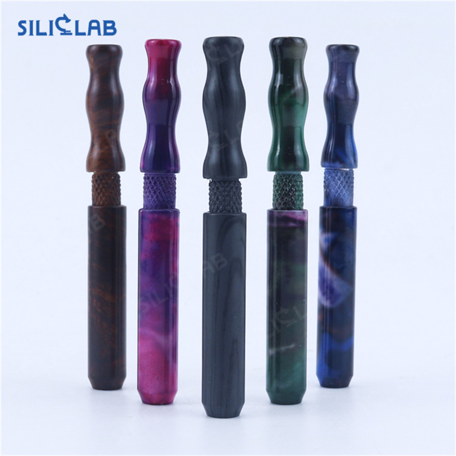 Full-Printing Metal One Hitter Cigarette Taster Bat Smoking Pipes