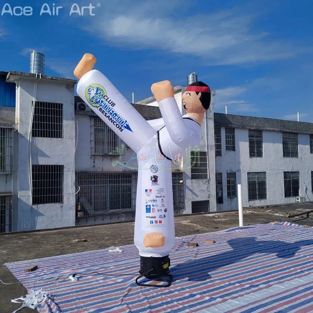 3mh Inflatable Taekwondo Dancer Karate Man Advertising Air Dancers for Exhibition or Event Promotion