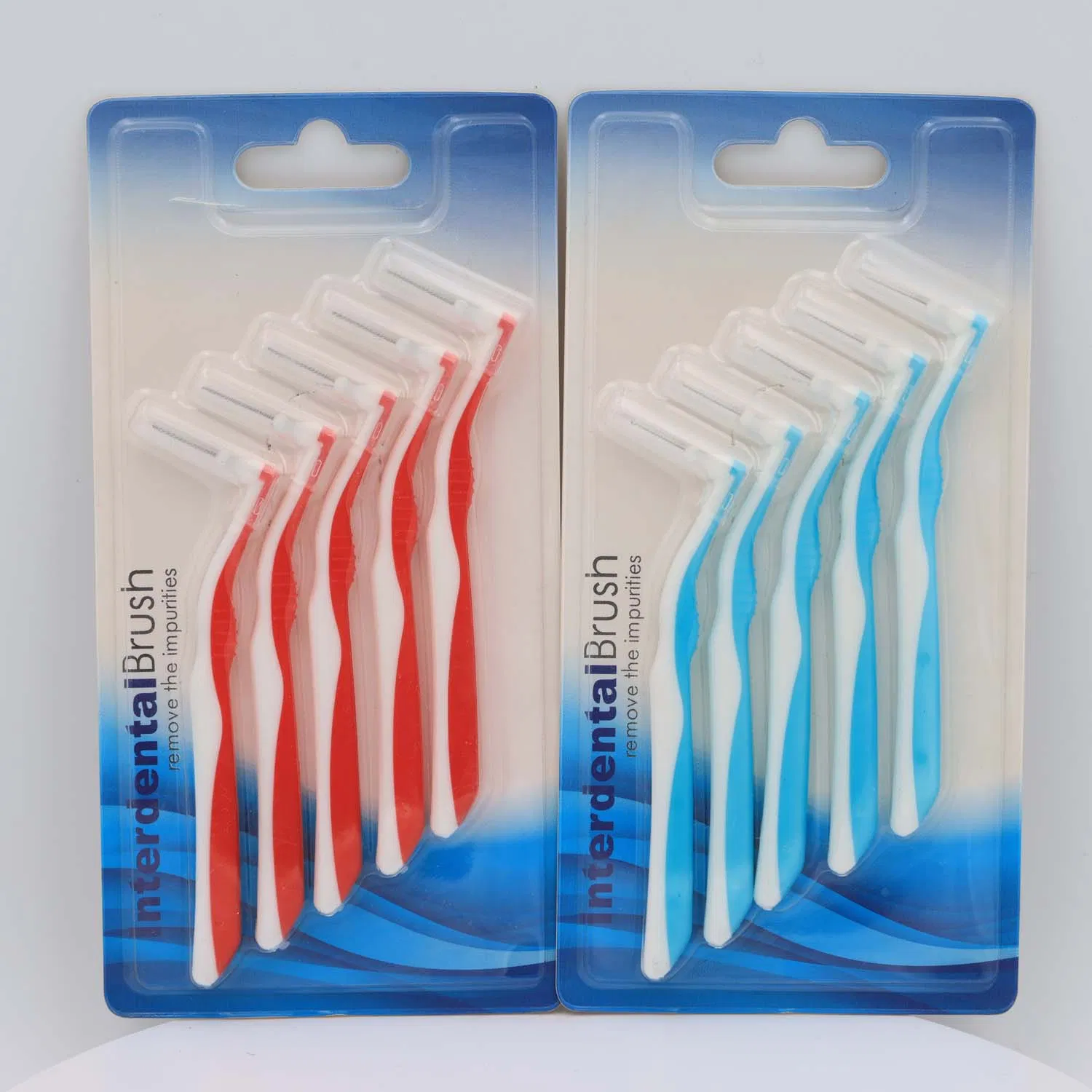 Interdental Brushes for Braces L- Shaped Angle Toothbrush Between Teeth and Gums Soft Bristled