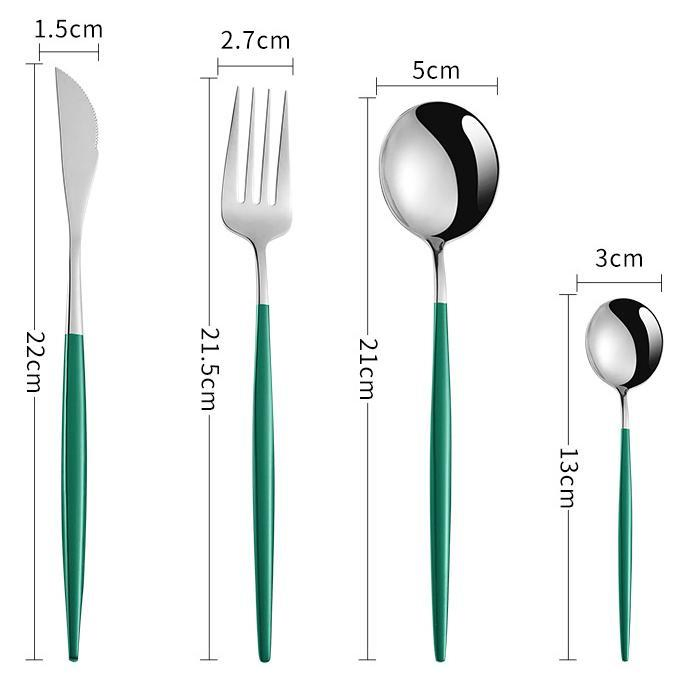 Stainless Steel Spoons Fork and Knife Set