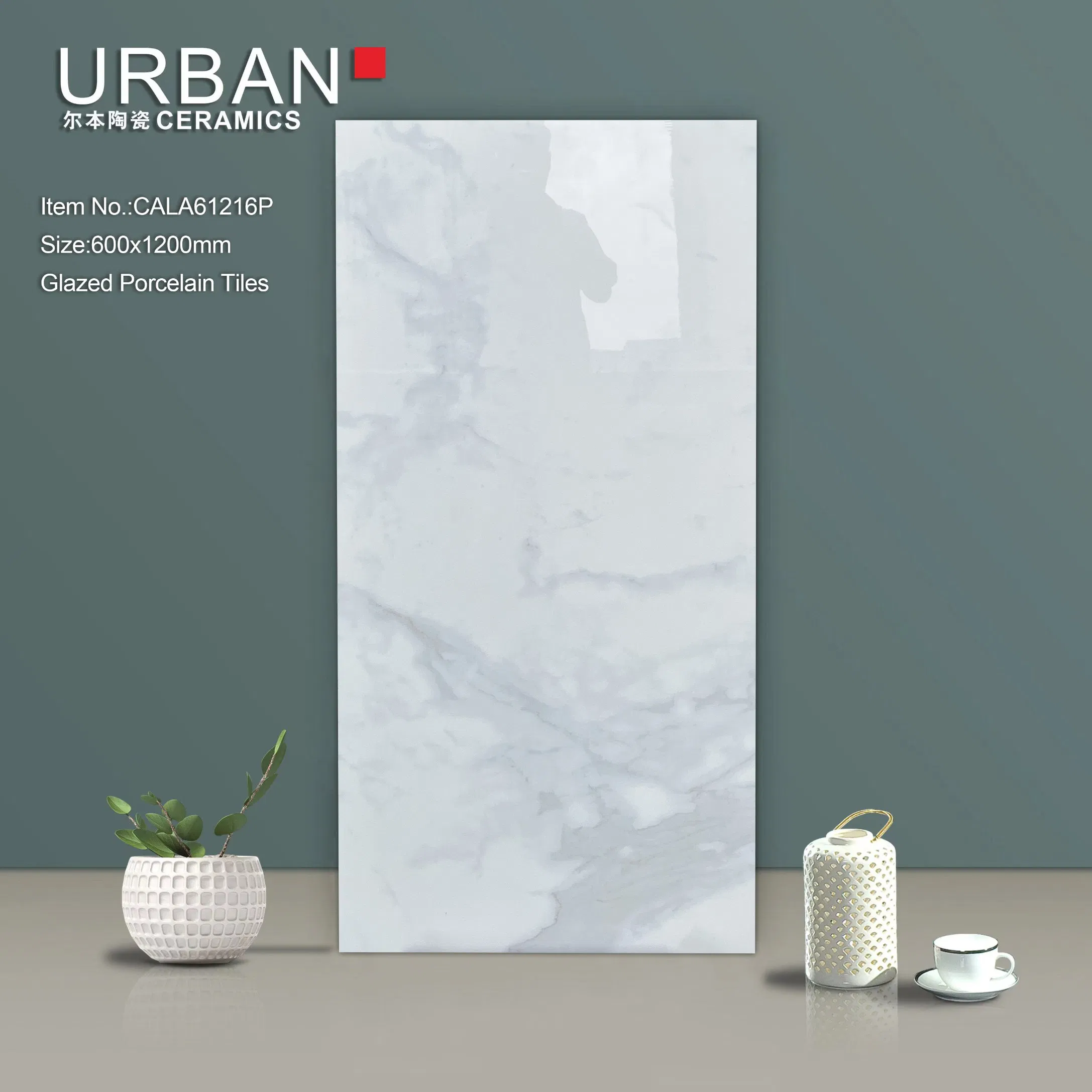 Foshan Decoration Building Material 600X1200mm Full Body Bathroom Glazed Polished Porcelain Ceramic Marble Floor Wall Tiles