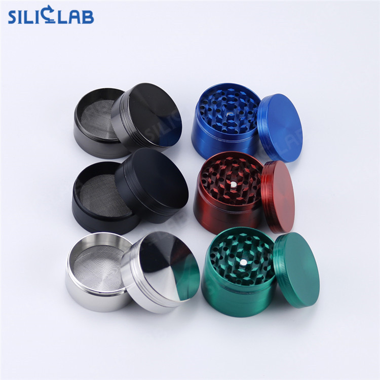 4 Part Metal Filter Screen Smoking Accessories Tobacco Manual Herb Grinder