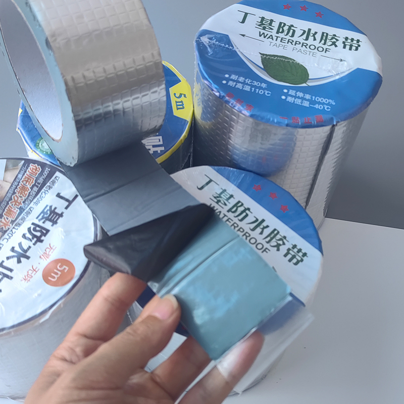Roof Easy Operation Technology Building and Outdoor Leakage Tape /Roofing, Underground and Structural Construction Promotional OEM Wholesale Price Silver Water