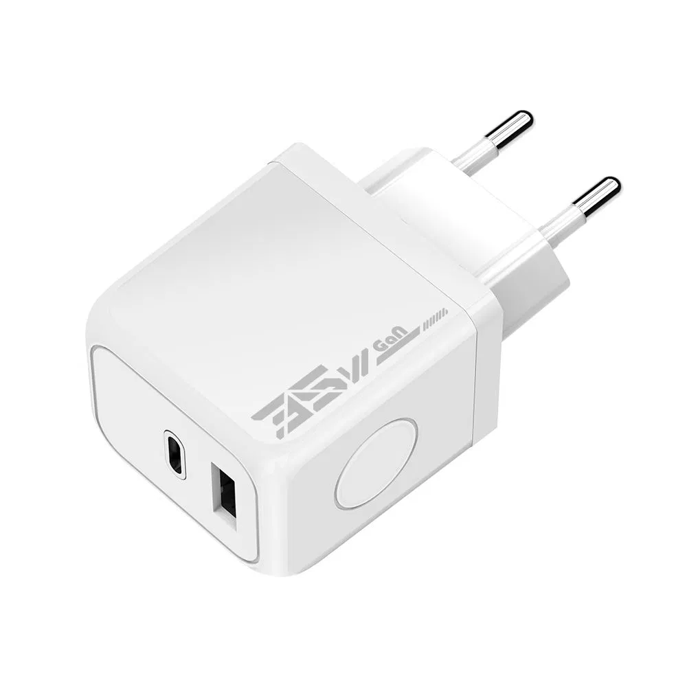 Compact Gift GaN Quick Charge 35W Dual Port Wall USB C Charger