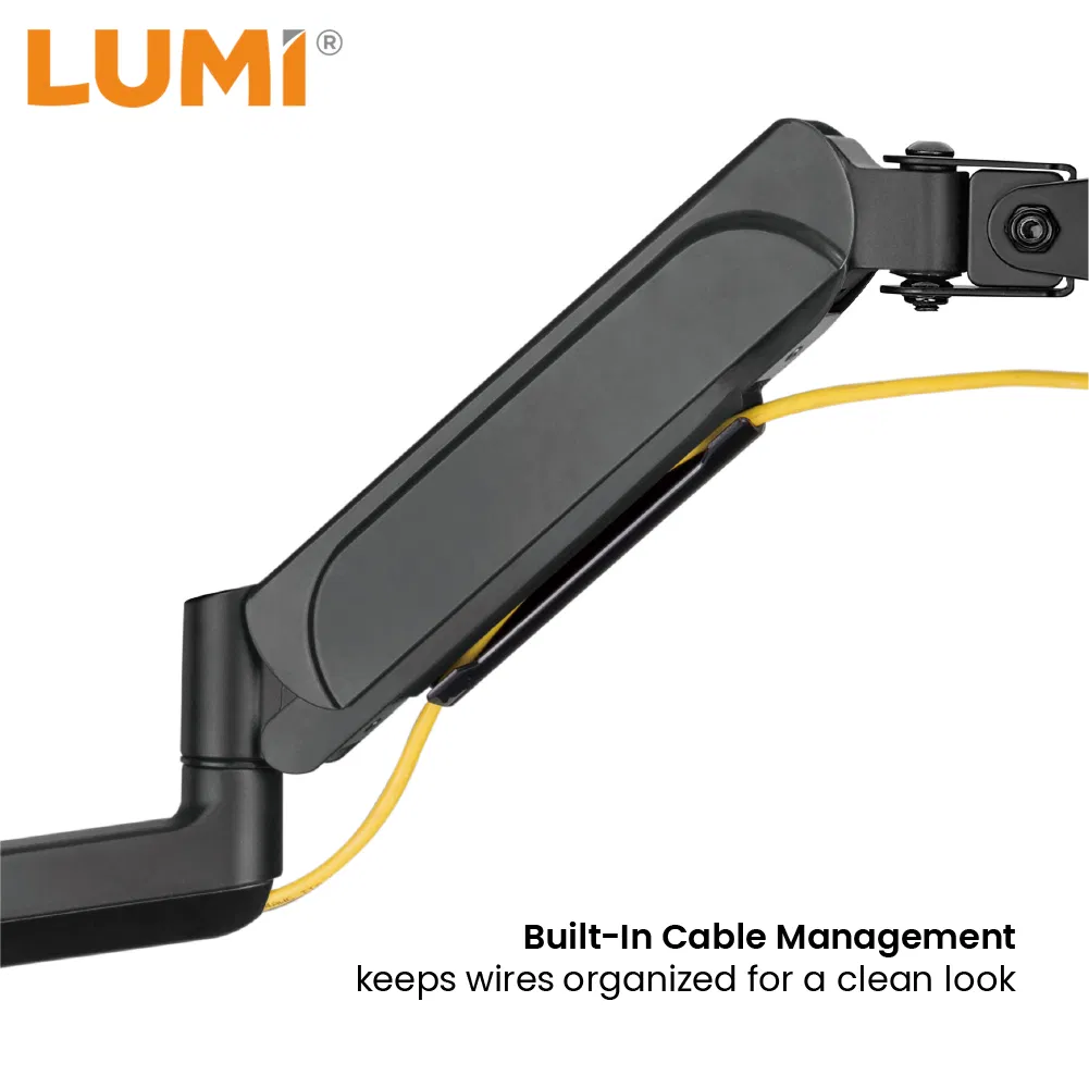 Пружинный кронштейн для монитора с креплением на стол