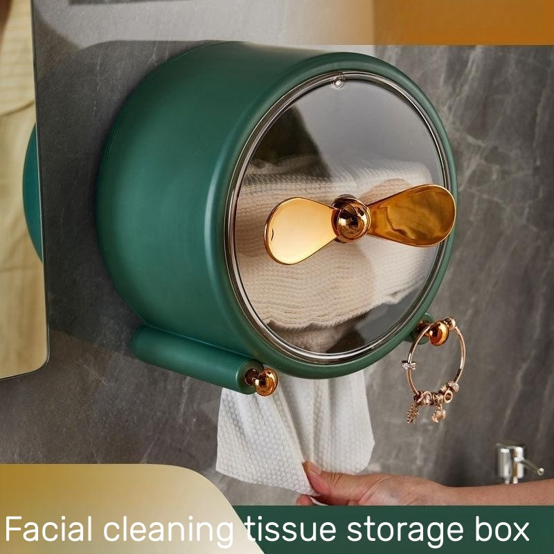 Bathroom Utensils Facial Cleaning Tissue Storage Box