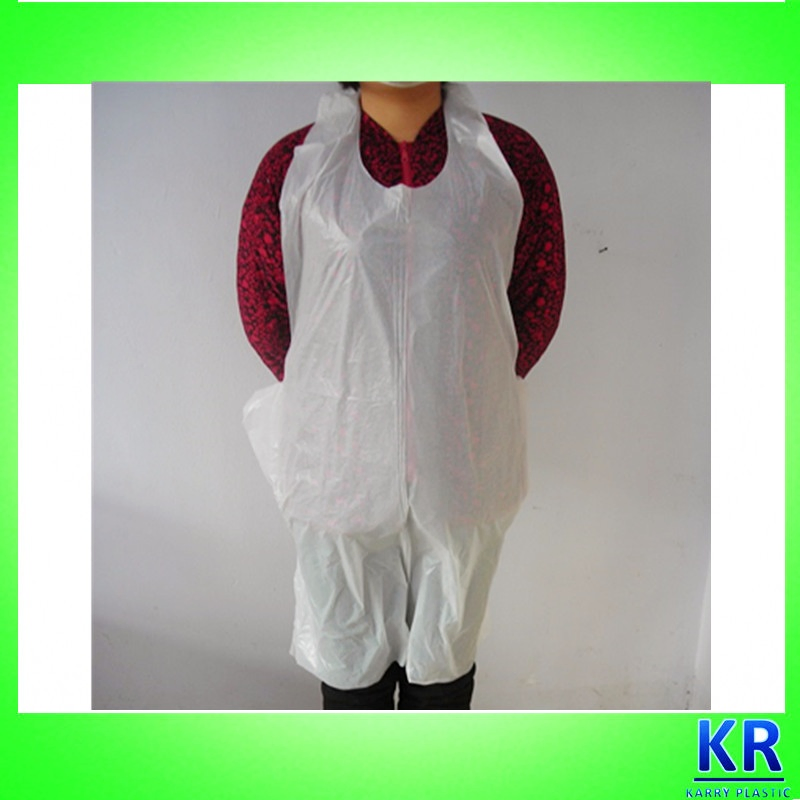 Disposable Food Service Aprons - PE/CPE/LDPE/HDPE Kitchen Aprons for Catering & Household Use