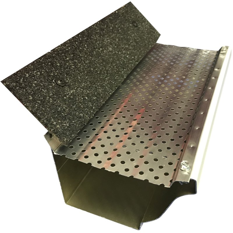 Us Aluminum K Gutter Leaf Guard Protection 4' Long