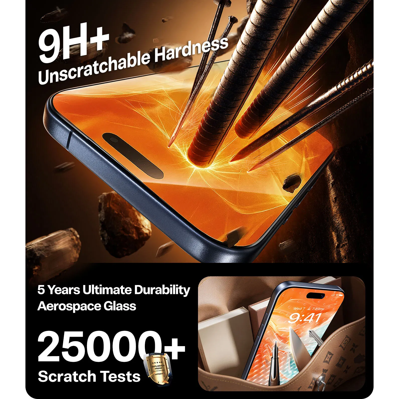 Защитная плёнка Anti Spy для iPhone 17 PRO Max