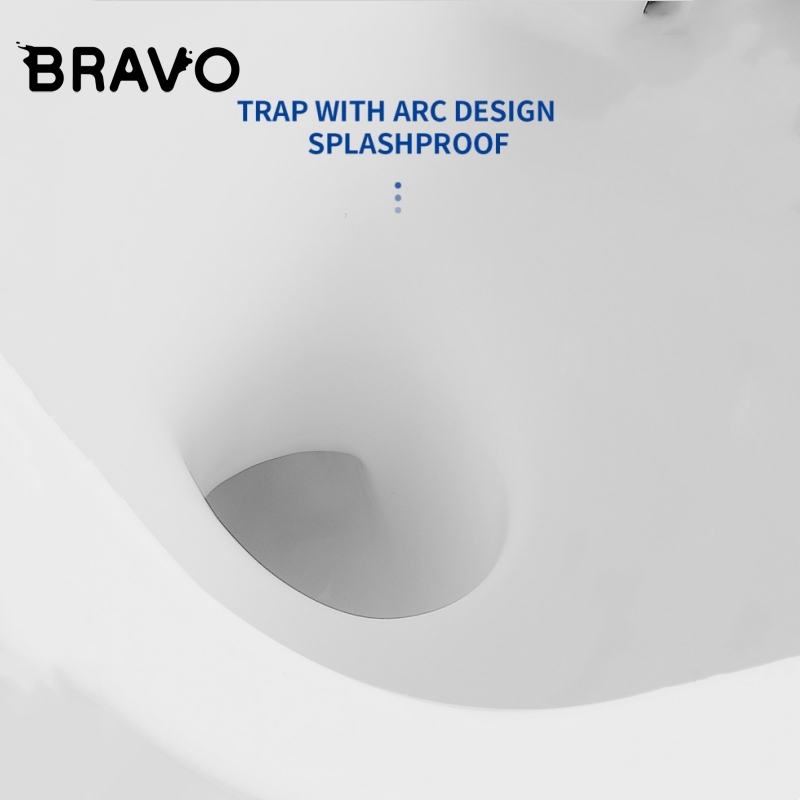Bravo Bathroom Toilet Ceramic Wall-Hung Toilet Sanitary Ware