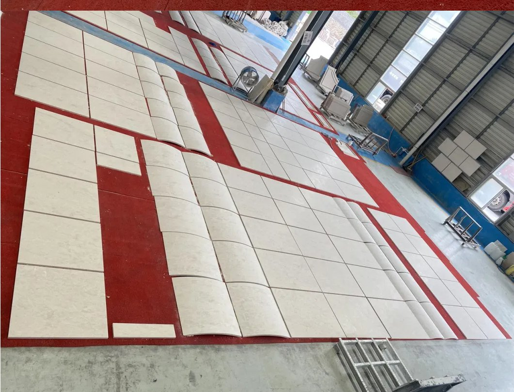Yellow Beige Color Limestone Paving Limestone Outdoor Tiles