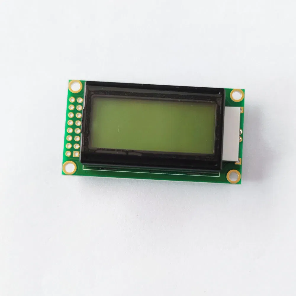 Factory Delivery 3V 5V Small Screen Mono 8*2 Character COB LCD Display