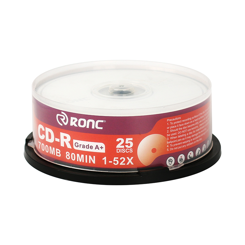 Чистые диски Ronc CD-R 700MB 80 мин 52X