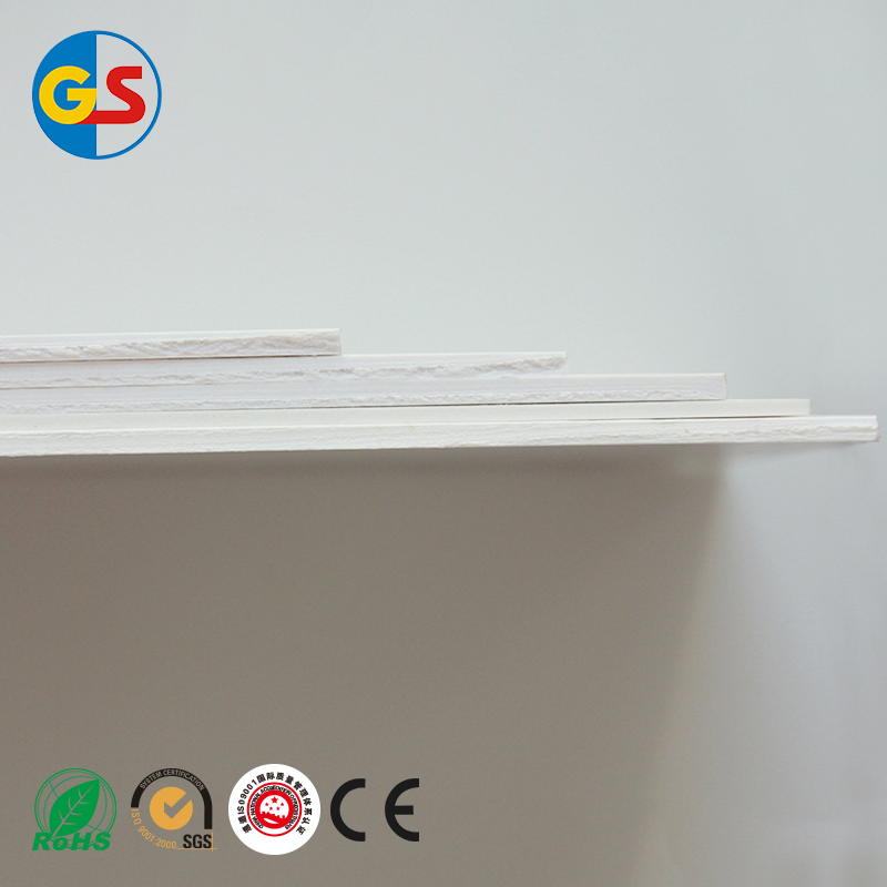 1220*2440mm 6mm White Fireproof Plastic PVC Foam Sheet Board Forex for Printing 3mm