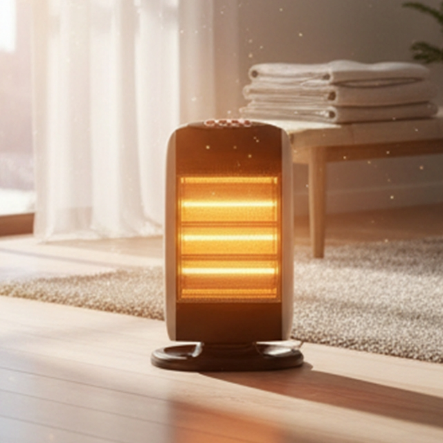 Ultra Slim Halogen Panel Heater for Living Room