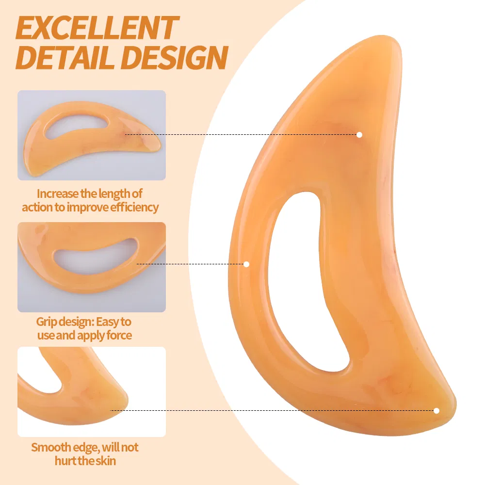 Facial Beauty Big Guasha with Handle