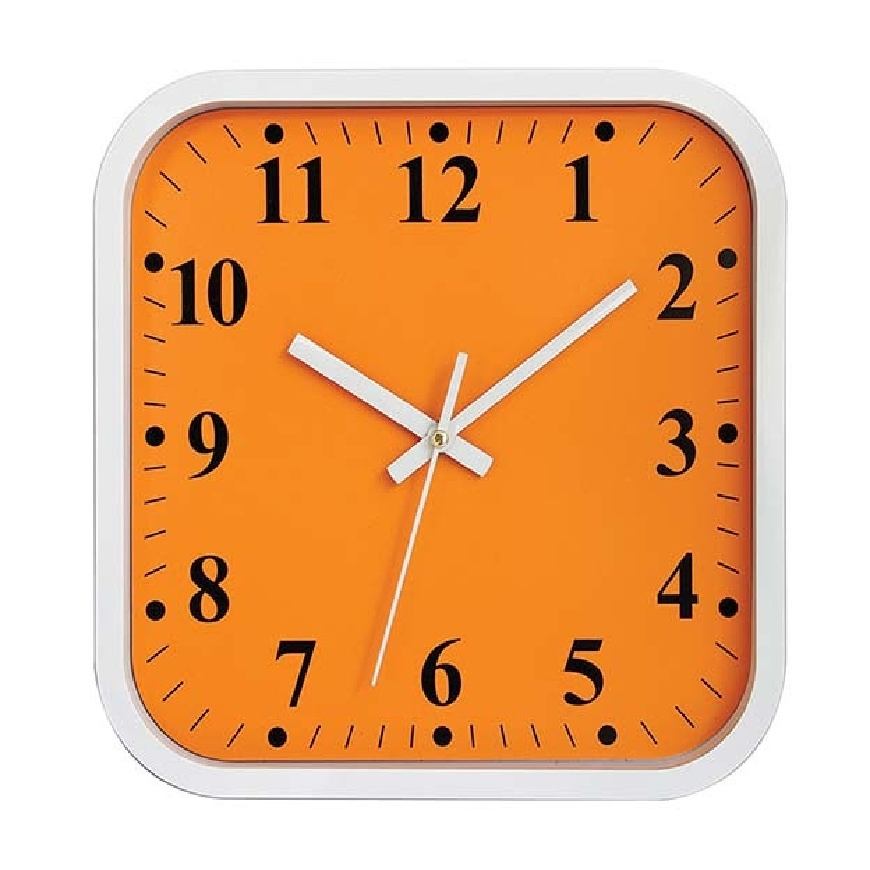 Minimalist Design Plastic Frame Precise Timing Simple Style Wall Clock