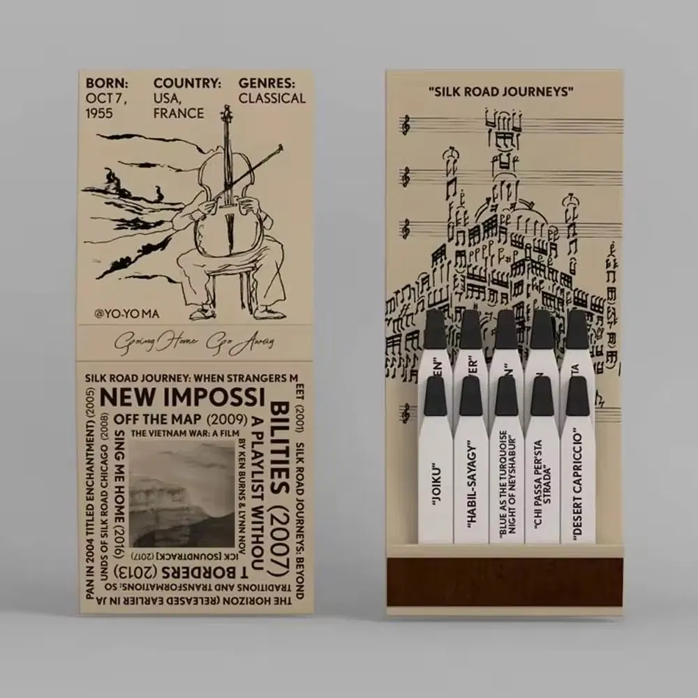 Book Style Matches Old Vintage Custom Logo Private Label Custom Matches Book Safety Color Matches