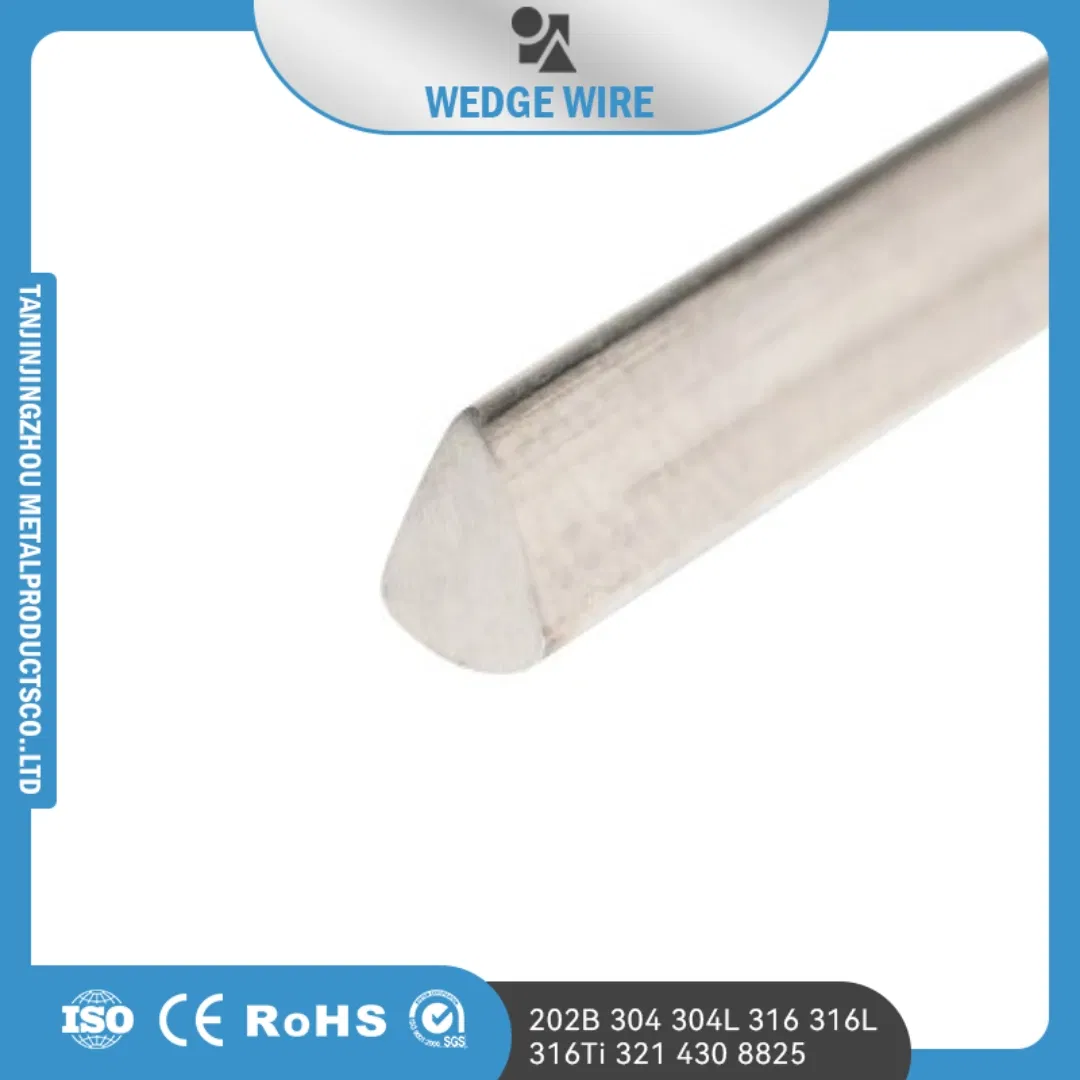 Треугольная профильная проволока из нержавеющей стали 304