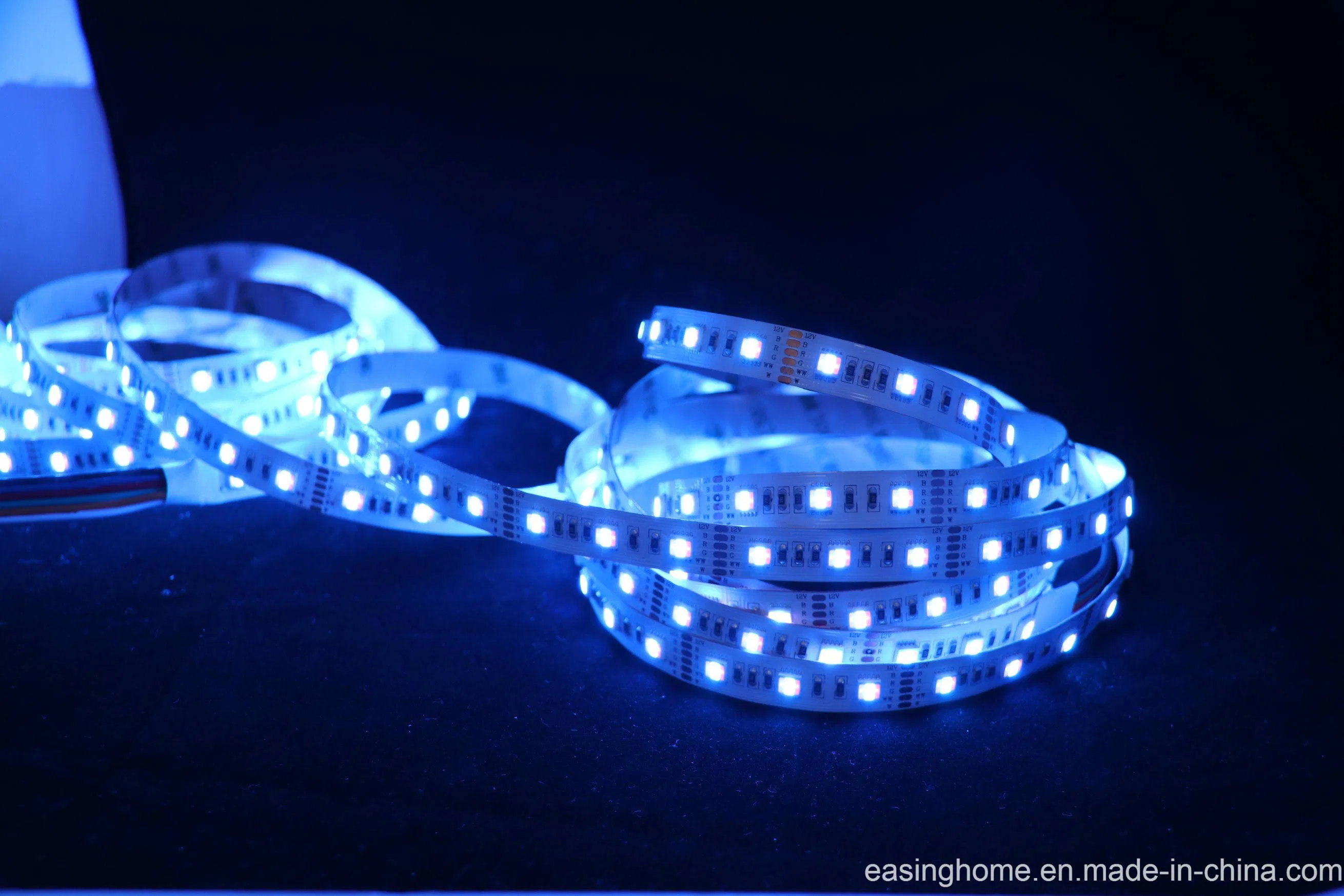 Гибкая светодиодная лента 5050 RGB/RGBW/RGBWW, 5 м, 60 светодиодов/м, 12/24 В, для домашнего декора
