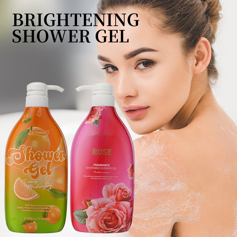 Revitalizing Orange Vc Moisturizing Shower Gel for Radiant Skin