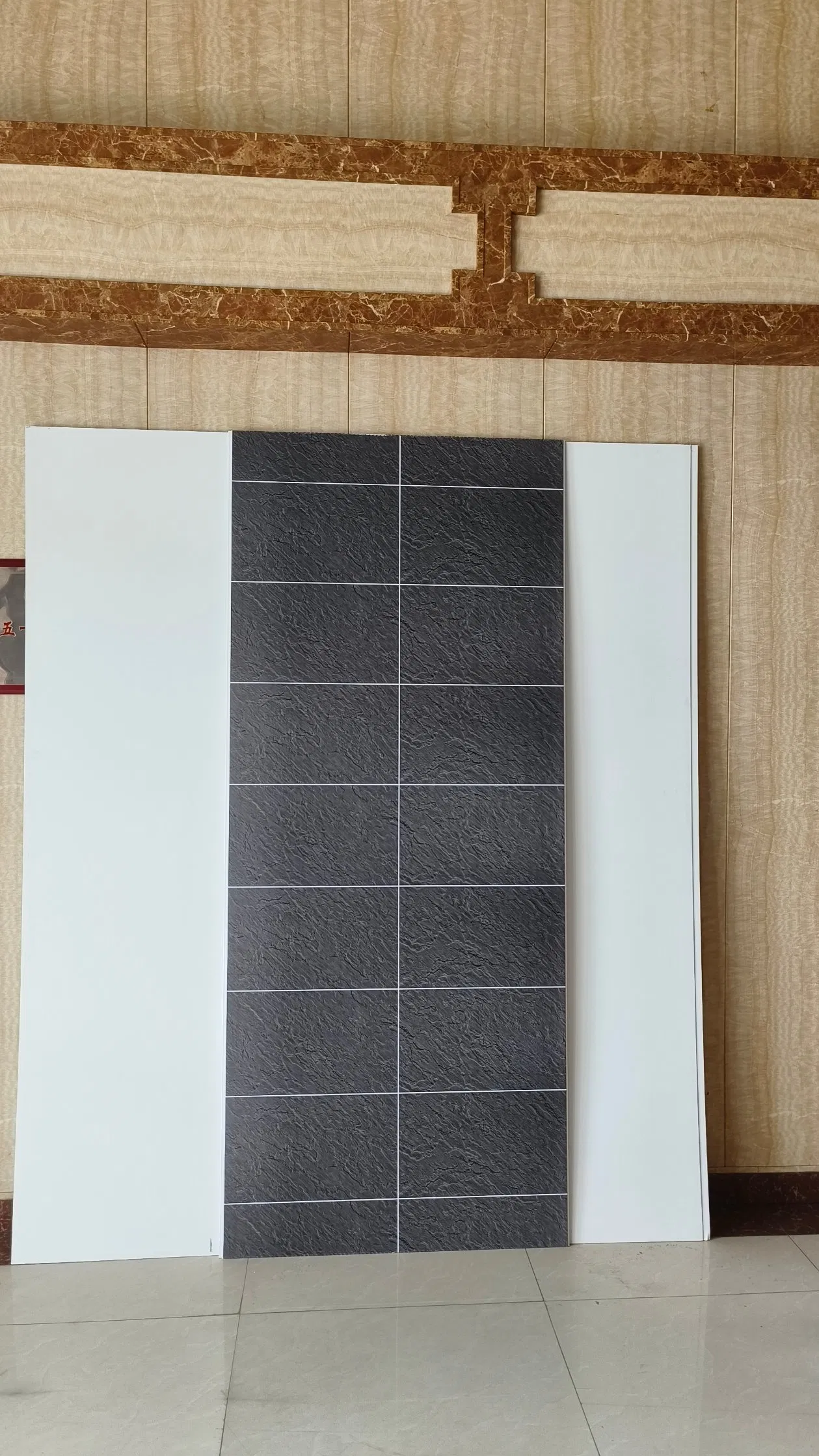 1000*10*2400mm with Cutline PVC Wall Panel Brick Effect