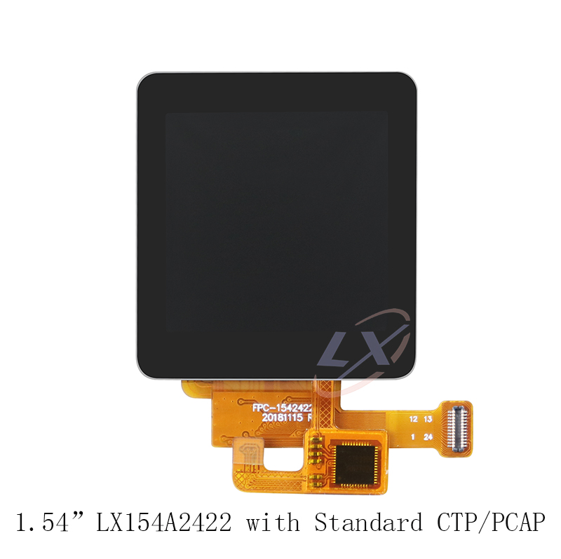 China TOP 3 LCM LCD Module Manufacturer 1.54" 240X240 Small TFT LCD Display for Wearable Devices Smart Watch