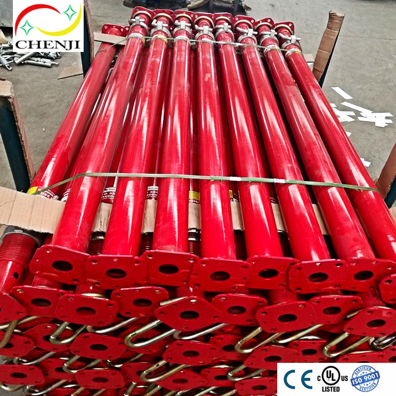Painted Scaffolding Jack Post Construction Adjustable Shoring Jack Shoring