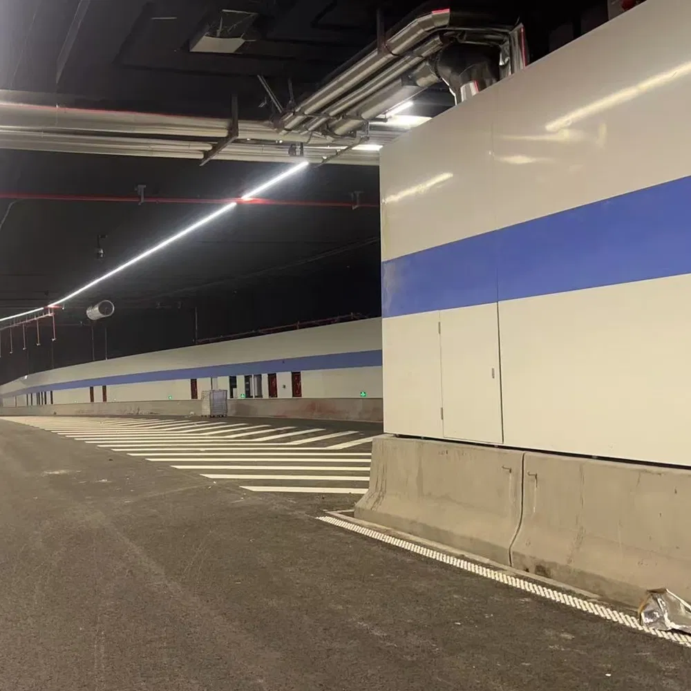 Impact-Resistant High Density Fiber Reinforced Calcium Silicate Tunnel Panel for Airport Interiors