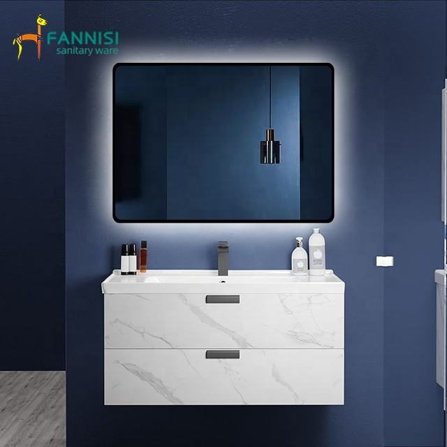 Wall Mounted Touch Sensor Switch LED Smart Mirror with LED Lights Makeup