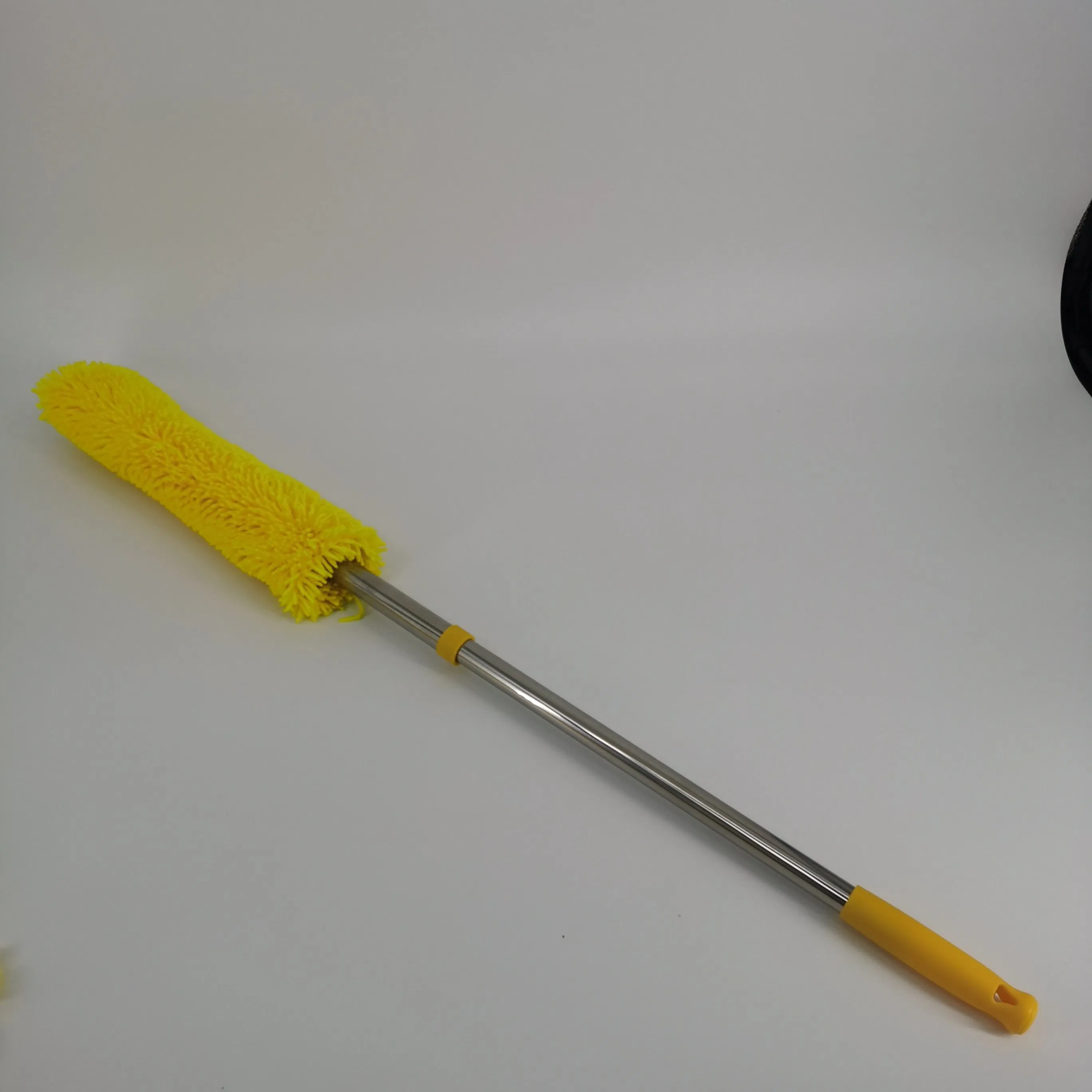 Telescopic Retractable Household Cleaning Chenille Head Changeable Microfiber Duster