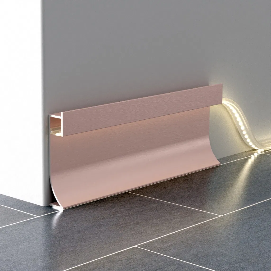 Aluminum-Made Threshold Board with LED Lighting Design