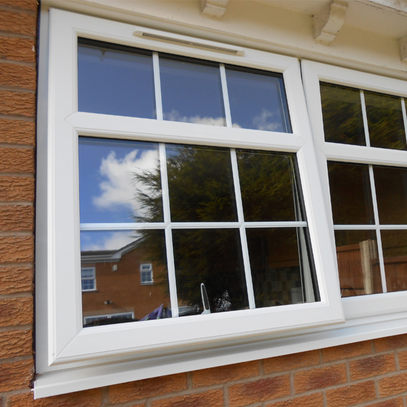 UPVC Sliding/Casement Glass Door and Window Frame Price Industrial Windows