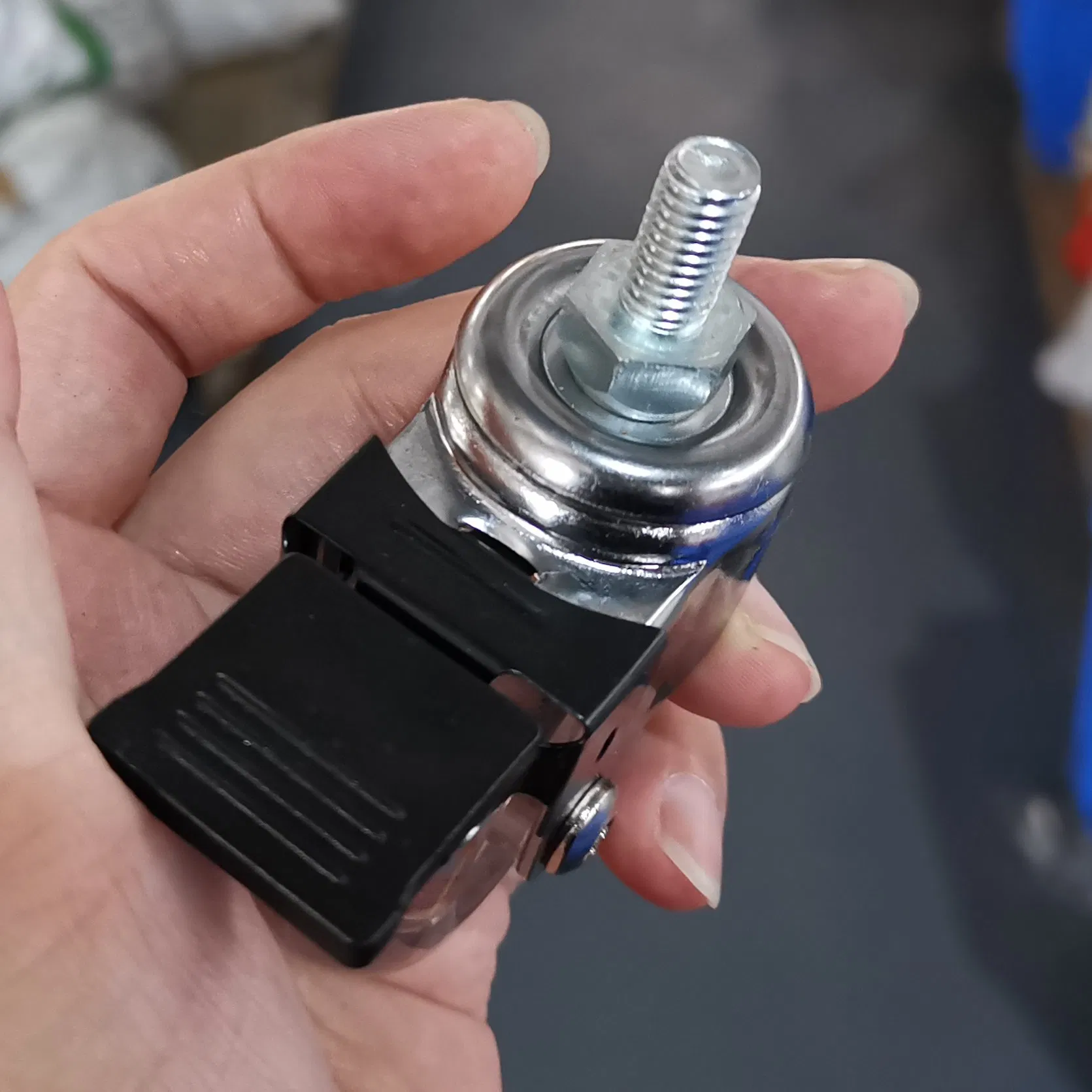 Wbd Hot Sale PU 75mm Transparent Swivel Trolley Wheel Castor with Lock