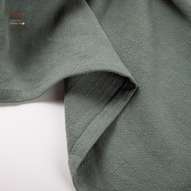 Party Supplies Home Decor Wholesale Decorative Wedding Stone Washed Cloth Eco Friendly White Color Custom Embroidered Natural Pure Linen Napkin