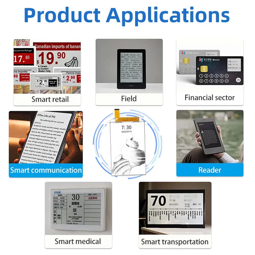 4.2 Inch Epaper Eink Display Module 400*300 E-Ink Panel High Resolution E-Paper Display ESL Retail Solution Digital Price Labels Crash Prevention