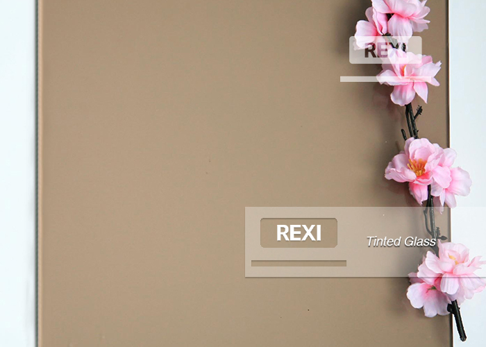 3mm-12mm Bronze Tinted Float Reflective Glass temperable quality