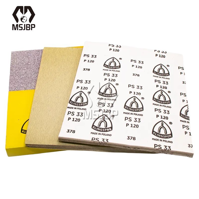 Klingspor Yellow Aluminum Oxide Sandpaper