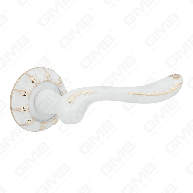High Quality Extremely Simple Aluminum Door Handle with Thin Round Rosette (A112901)