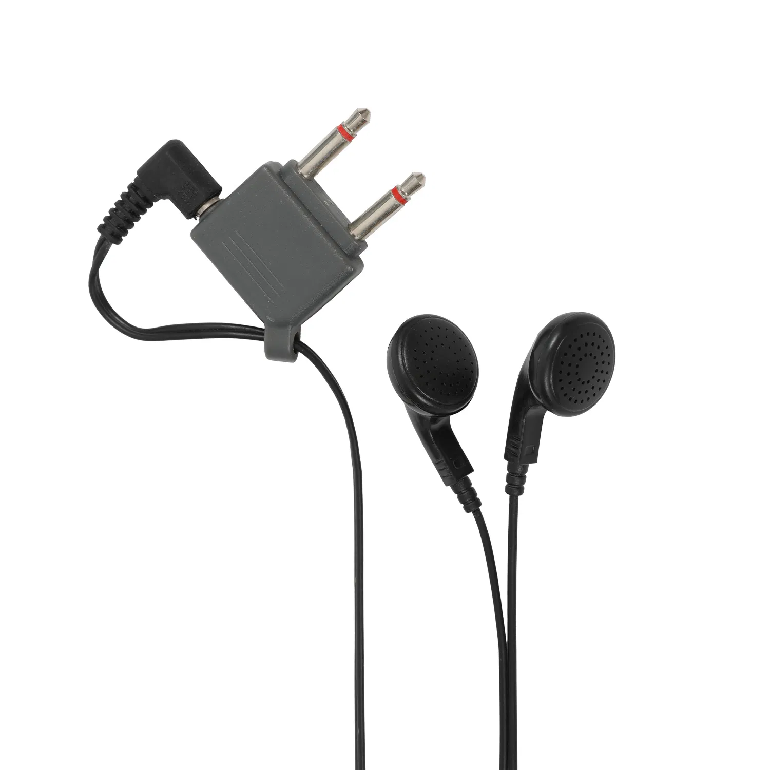 Airline Audio Guide Customized Earphones 3.5mm Plug in Ear Promotional Aircraft Disposable Wired Aviation Earphones