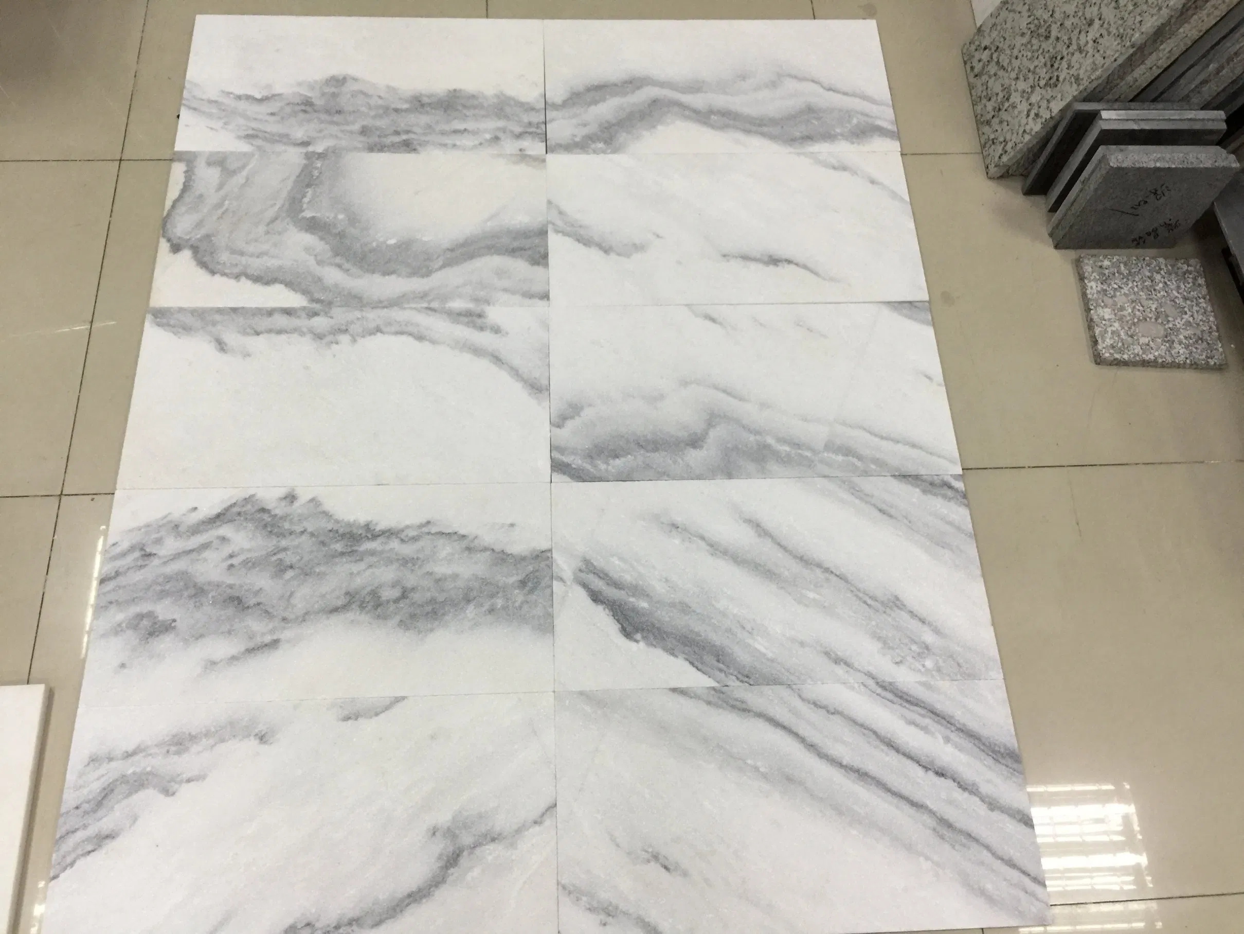 Popular Natural Fantasy White Marble Slab and Tile for Hotel Wall Floor Decorate