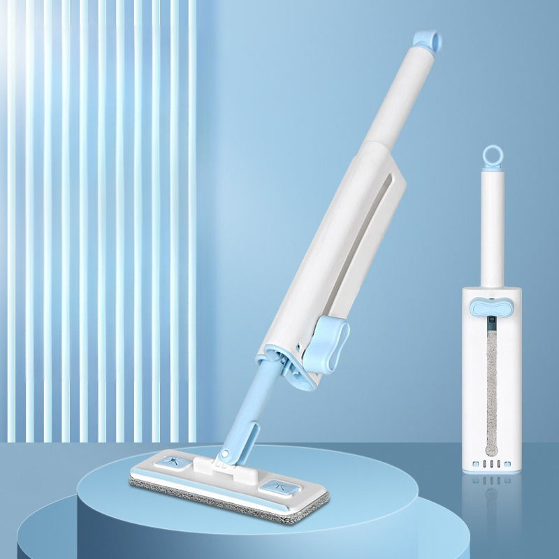 Microfiber Mini Mop Free-Hand Scrub for Kitchen Counter Top Desktop Glass Home Cleaning