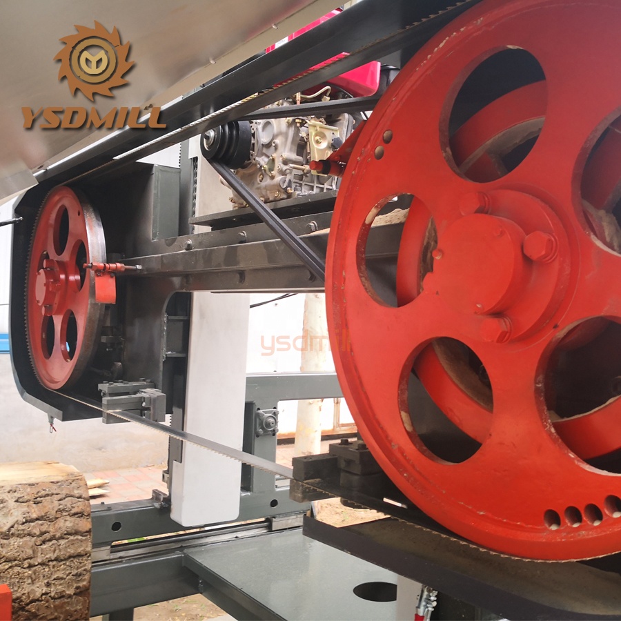 Пилорама ленточная автоматическая портативная