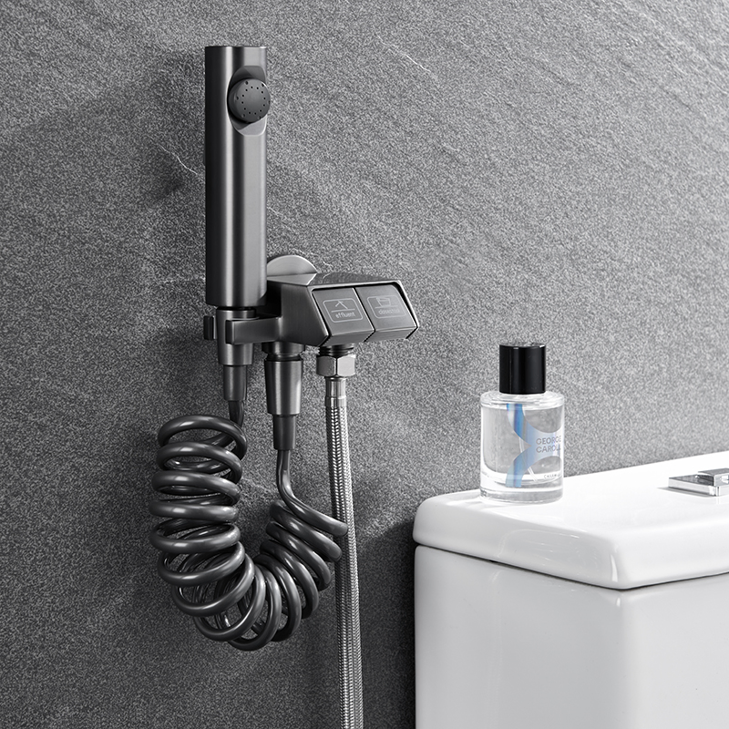 Wall-Mounted Elegant Single Lever Bidet Faucet High Pressure Water Faucet for Stylish Bathroom Renovations