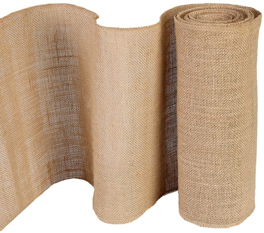 12inch X 10 Yards Wedding Party Jute Table Runner Cloth