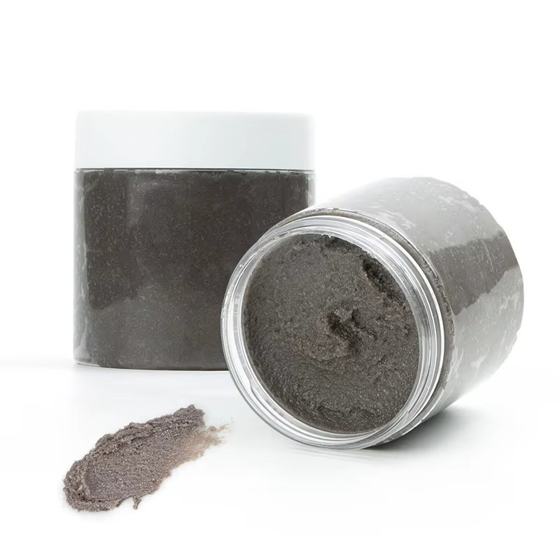 Revitalizing Natural Body Scrub with Exfoliating Sea Salt and Oils