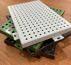 Aluminum Carved Building Material Facade Cladding PVDF Coated Fireproofi Materials Laser Cutting 3D Panel