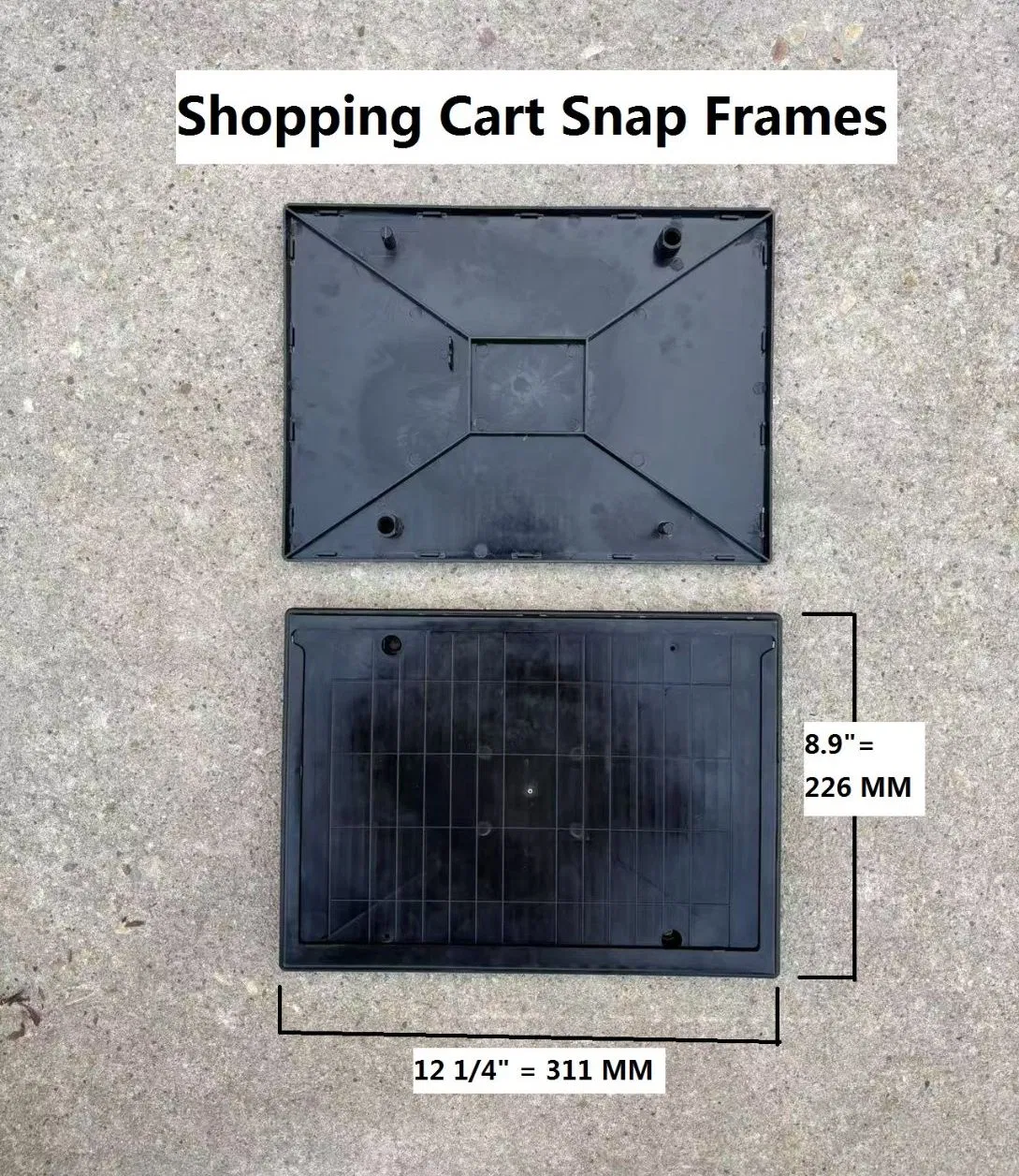 A4 Size Cart Advertisement Snap Frame