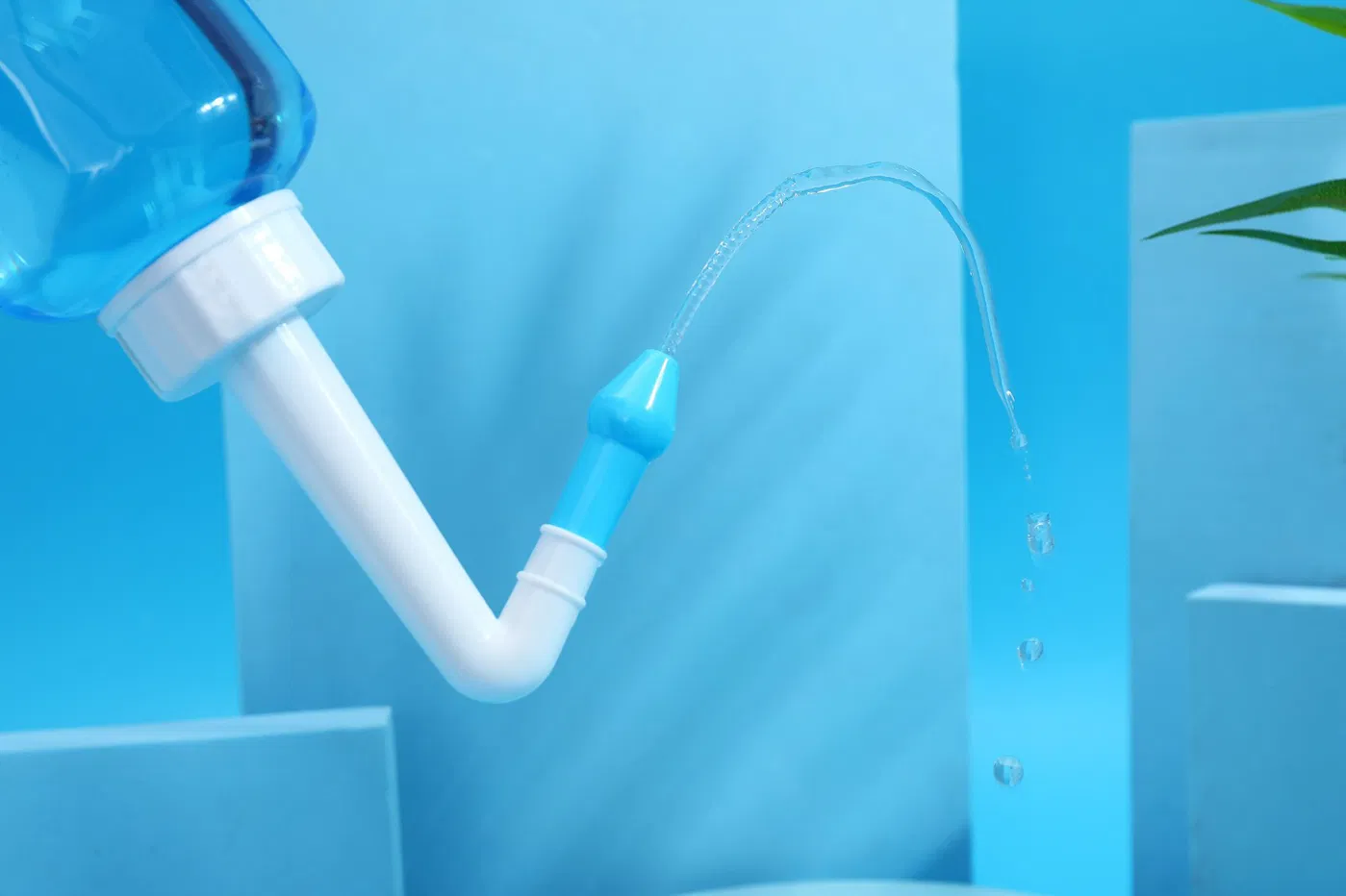 CE&ISO Approved Automatic Nasal Rinse Bottle Nose Clean Bottle Ergonomic Nasal Wash Irrigator Bottle