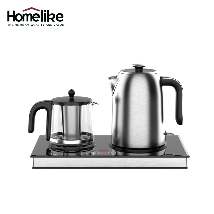 Custom Household Appliance 1.7L Electric Stainnless Steel Tea Maker Set